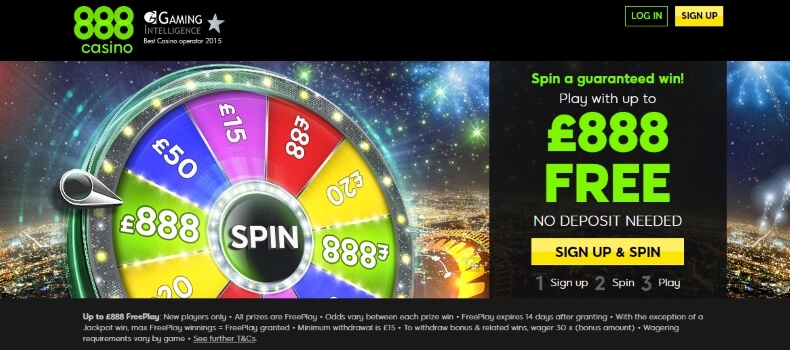 888Casino | Up to £888 free casino bonus
