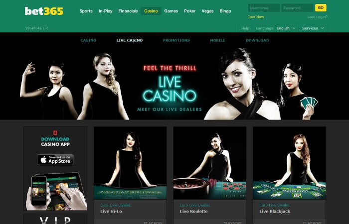 Bet365 Casino | Live Dealer Games