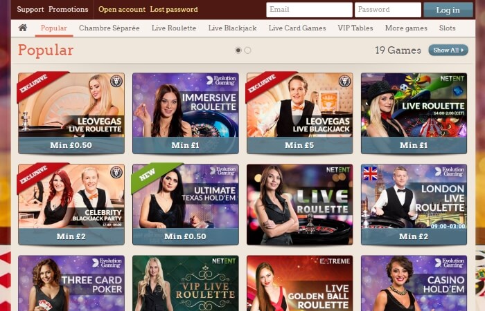 LeoVegas Casino | Play live dealer games