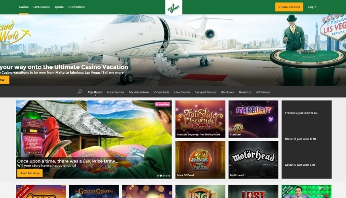 Mr Green Casino | Play online slots and card and table casino games